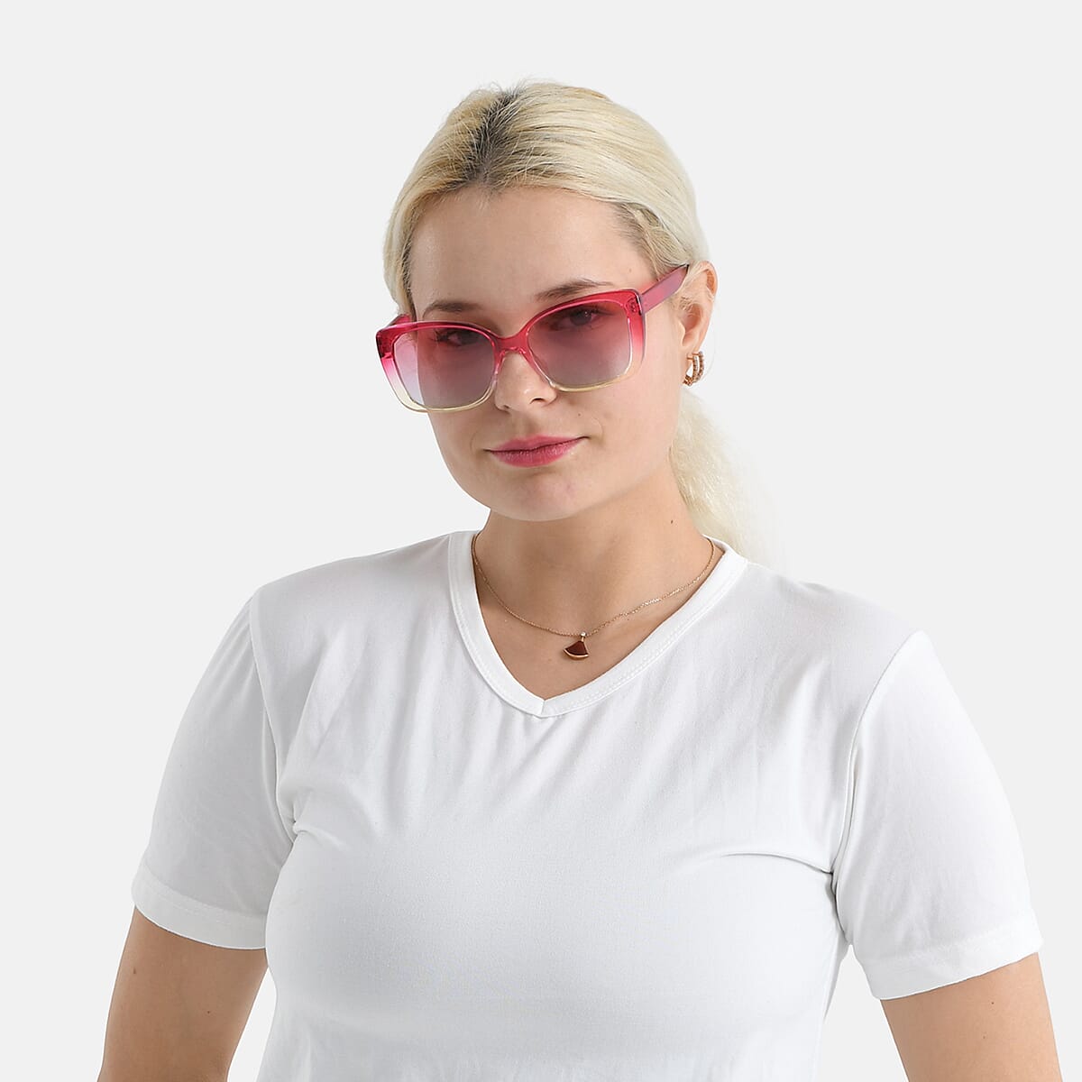 Pink UV400 Sunglasses image number 1