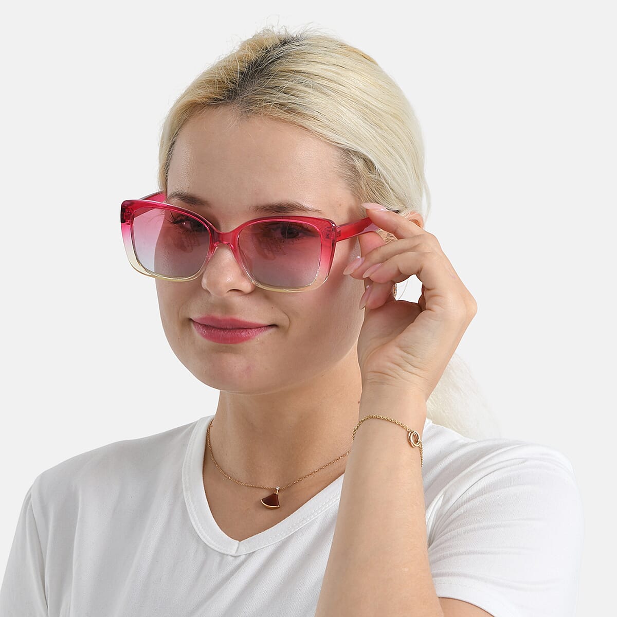 Pink UV400 Sunglasses image number 2
