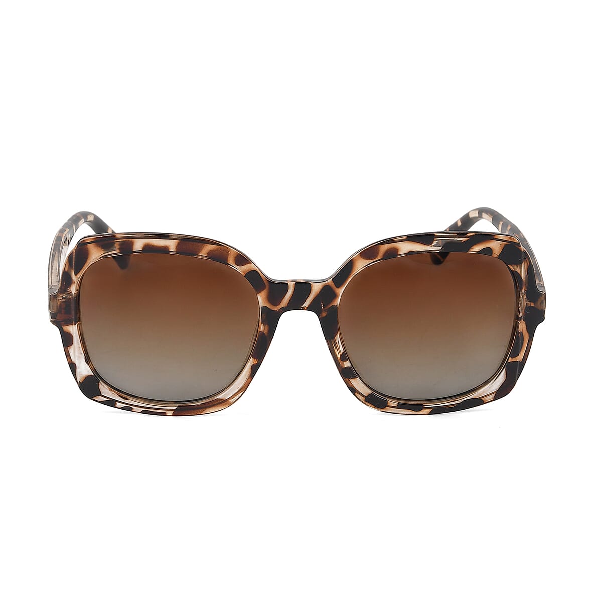 Leopard Print with purple and Pink UV400 Sunglasses image number 4