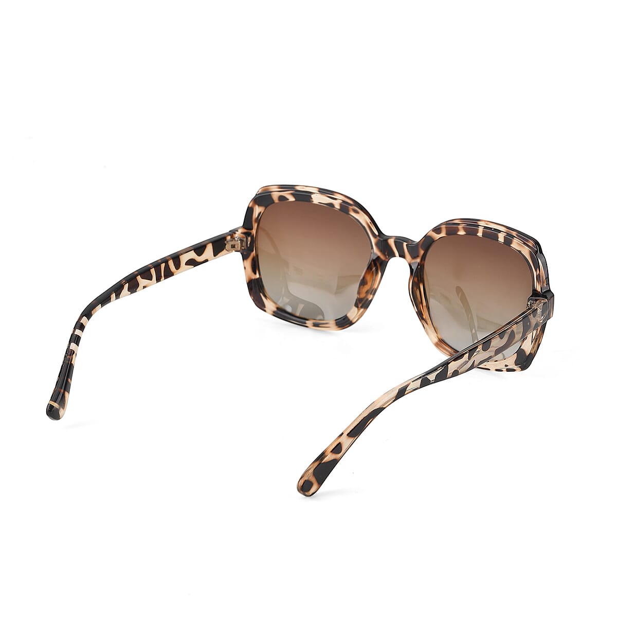 Leopard Print with purple and Pink UV400 Sunglasses image number 5
