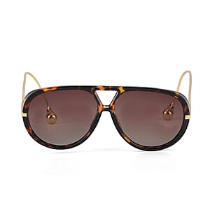 Brown Leopard Print UV400 Sunglasses