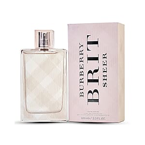 Burberry Brit Sheer/Burberry Edt Spray 3.3 Oz 