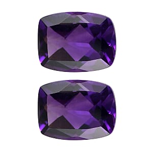 2.47 ctw Cushion Cut African Amethyst Loose Gemstone (8x6 mm)