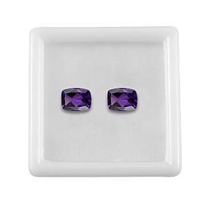 2.47 ctw Cushion Cut African Amethyst Loose Gemstone (8x6 mm)