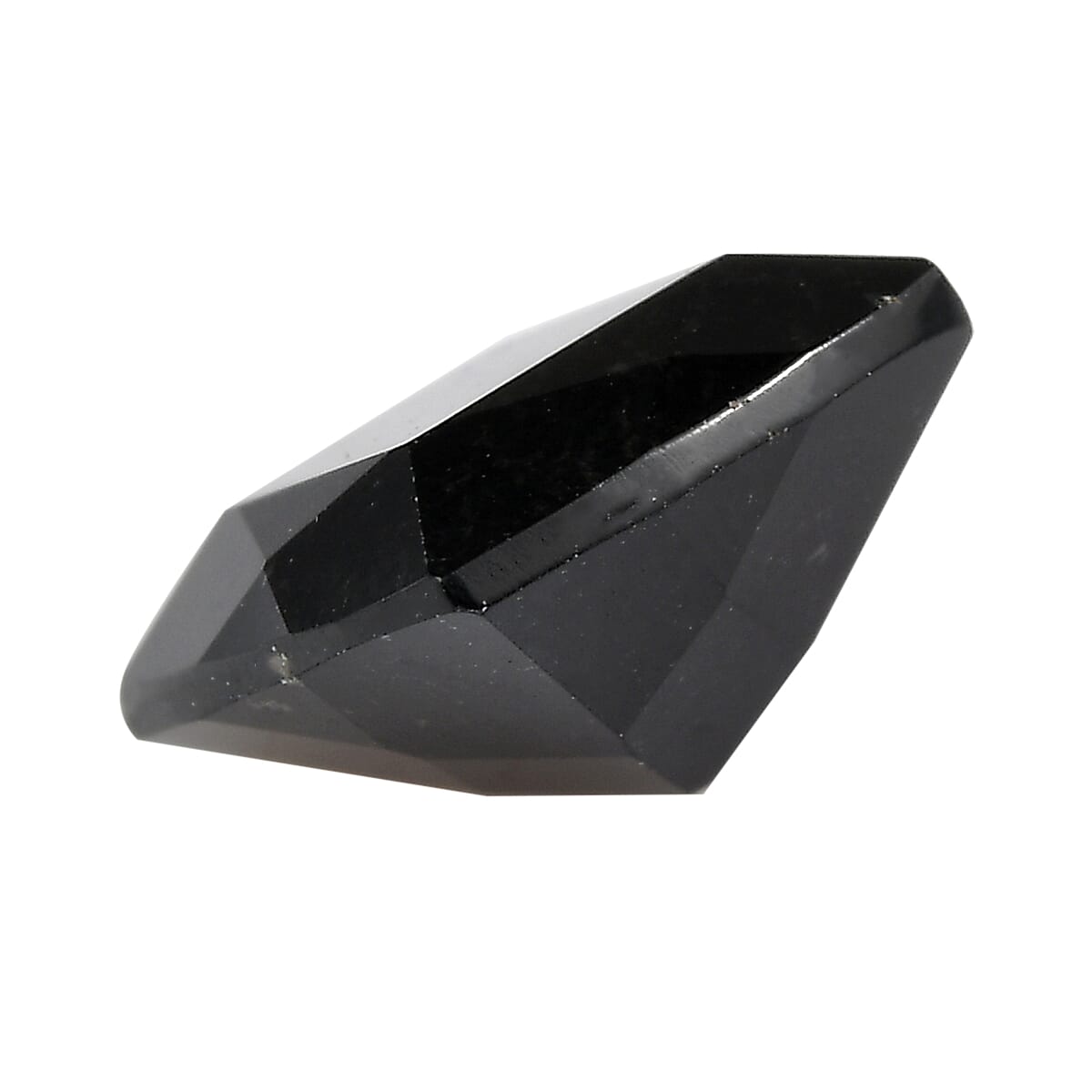 1.45 ctw Cushion Cut Australian Black Tourmaline Loose Gemstone (7x7 mm) image number 1