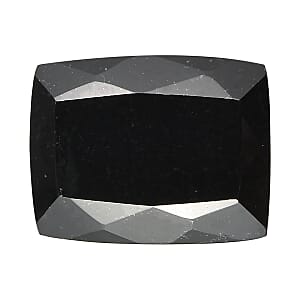 1.75 ctw Cushion Cut Australian Black Tourmaline Loose Gemstone (9x7 mm)