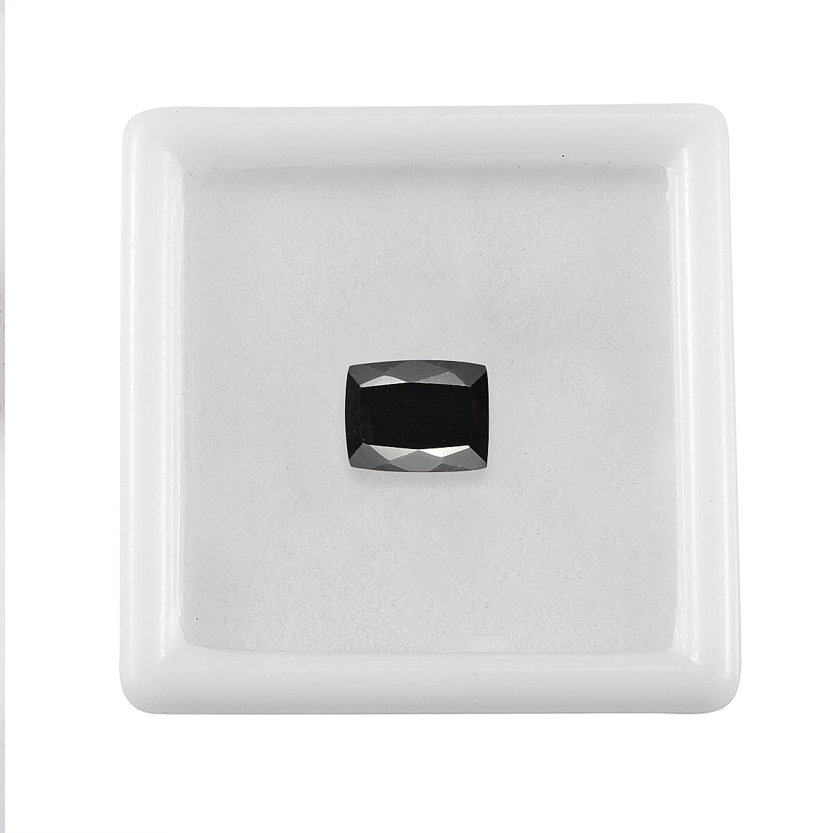 1.75 ctw Cushion Cut Australian Black Tourmaline Loose Gemstone (9x7 mm) image number 2