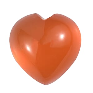 2.73 ctw Heart Cut Carnelian Loose Gemstone (9 mm)