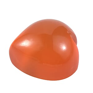 2.73 ctw Heart Cut Carnelian Loose Gemstone (9 mm)