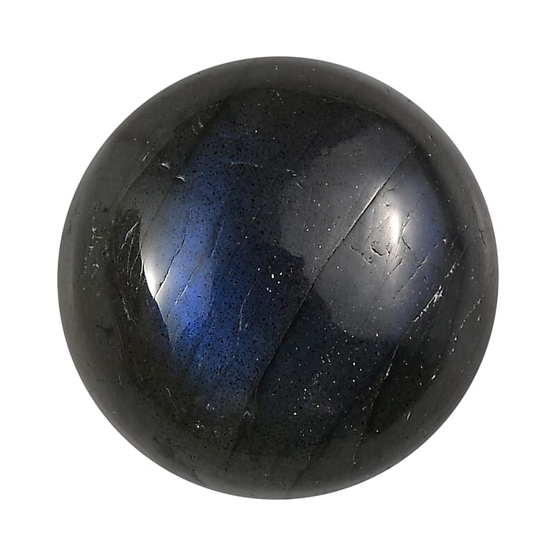 3.68 ctw Round Cut Malagasy Labradorite Loose Gemstone – AAA Grade (10 mm)