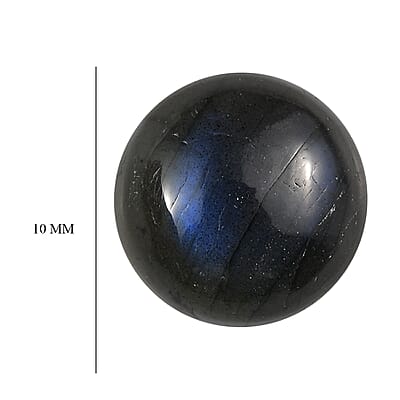 3.68 ctw Round Cut Malagasy Labradorite Loose Gemstone – AAA Grade (10 mm)