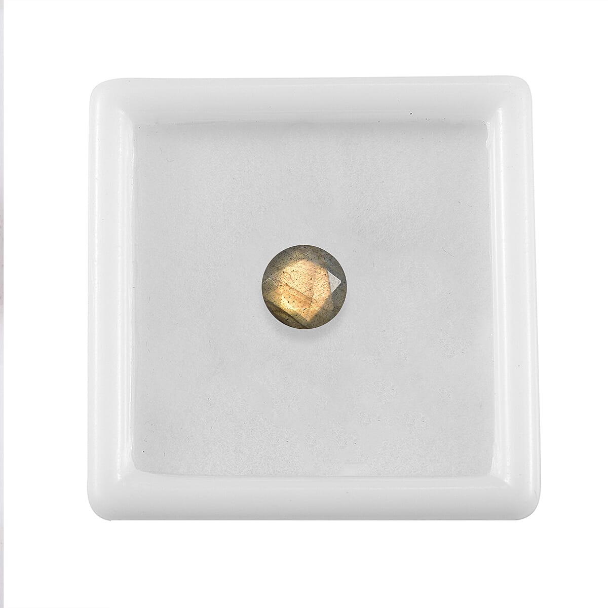 1.63 ctw Round Cut Malagasy Labradorite Loose Gemstone (8 mm) image number 2