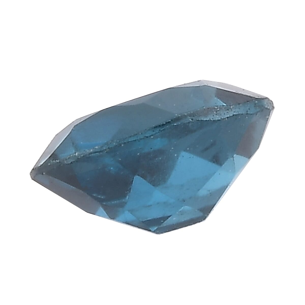 0.38 ctw Oval Cut London Blue Topaz Loose Gemstone (5x4 mm) image number 1