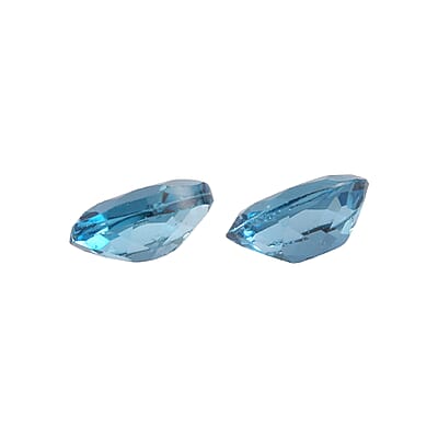 1.00 ctw Oval Cut London Blue Topaz Loose Gemstones (Set Of 2) (6x4 mm)