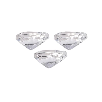 1.56 ctw Pear Cut Brazilian Petalite Loose Gemstone (Set Of 3) (7x5 mm)
