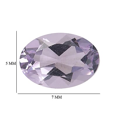 1.24 ctw Oval Cut Rose De France Amethyst Loose Gemstone (Set Of 2) (7x5 mm)
