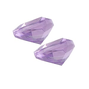 0.72 ctw Trillion Cut Rose De France Amethyst Loose Gemstone (Set Of 2) (5 mm)