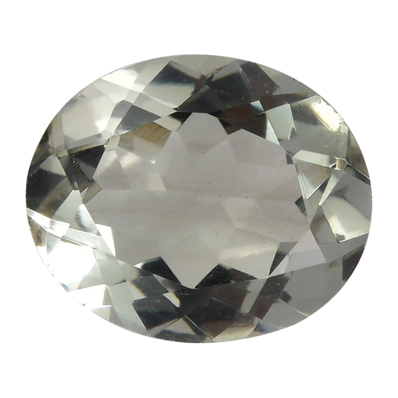 3.98 ctw Oval Cut Montezuma Prasiolite Loose Gemstone – AA Grade (12x10 mm)