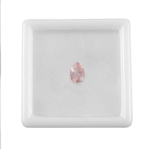 0.52 ctw Pear Cut Rose Quartz Loose Gemstone (7x5 mm)