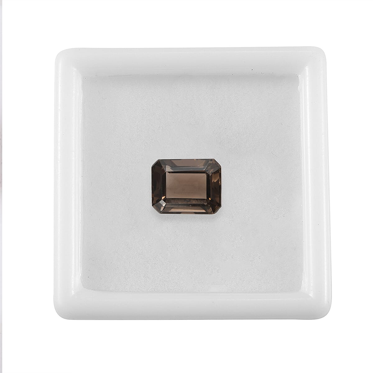 2.54 ctw Octagon Cut Smoky Quartz Loose Gemstone (10x8 mm) image number 2