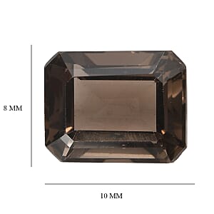 2.54 ctw Octagon Cut Smoky Quartz Loose Gemstone (10x8 mm)
