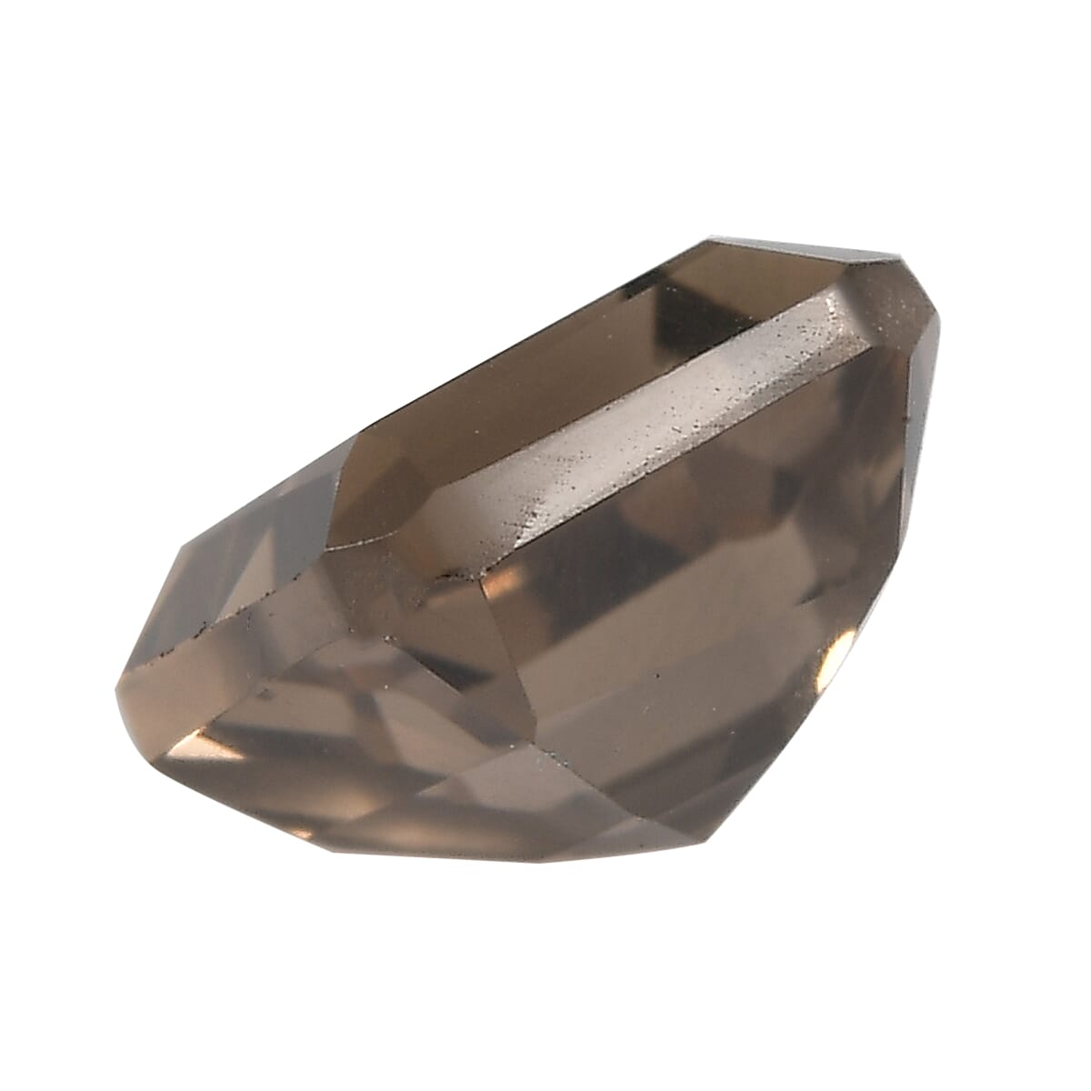 0.88 ctw Octagon Cut Smoky Quartz Loose Gemstone (6x6 mm) image number 1