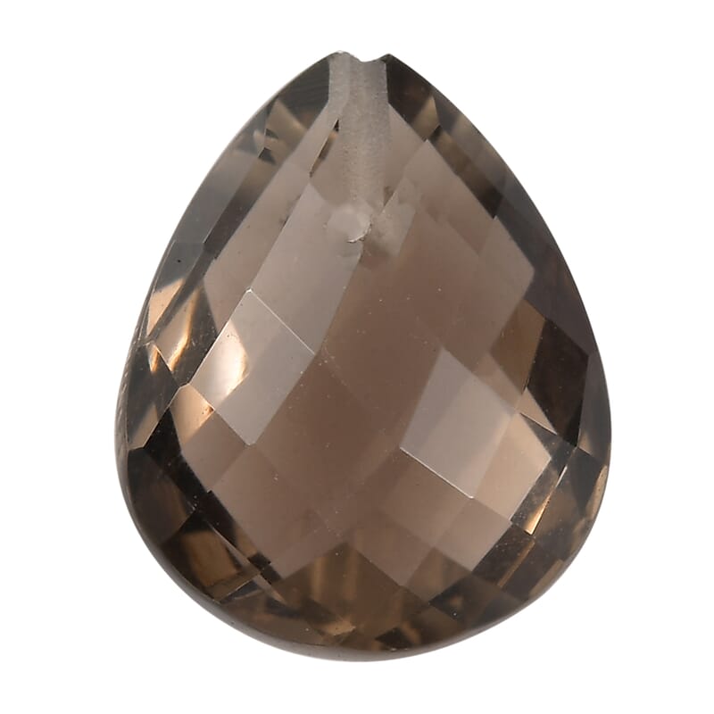 2.11 ctw Pear Cut Smoky Quartz Loose Gemstone (10x8 mm)