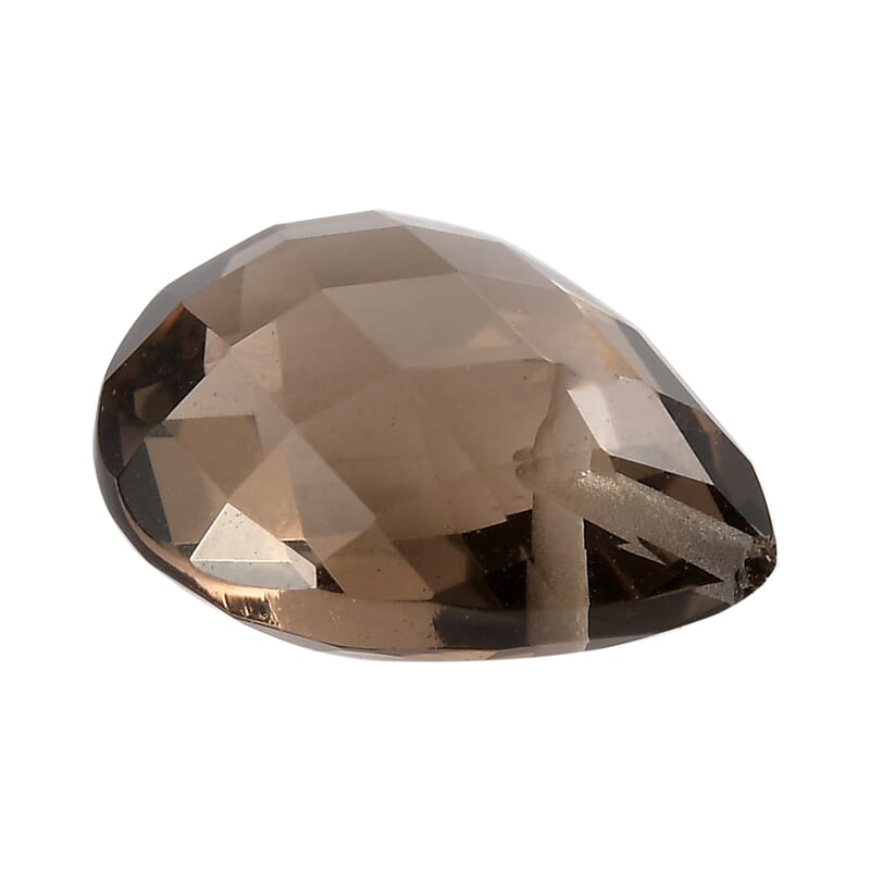 2.11 ctw Pear Cut Smoky Quartz Loose Gemstone (10x8 mm)