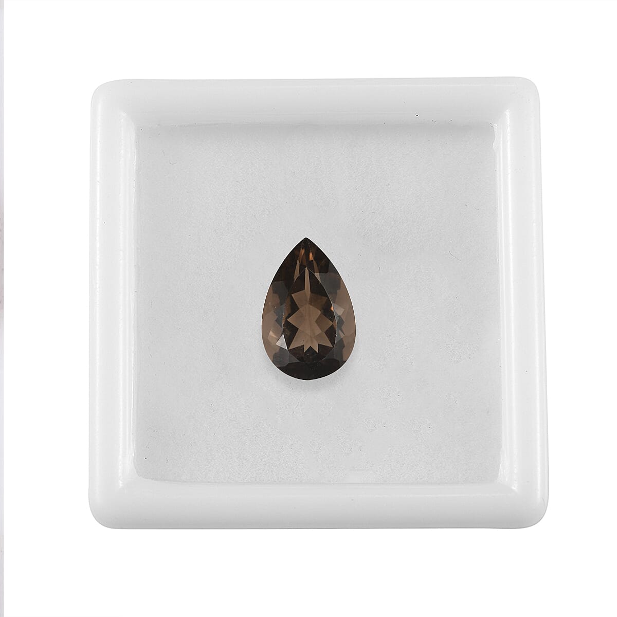 2.23 ctw Pear Cut Smoky Quartz Loose Gemstone (12x8 mm) image number 2