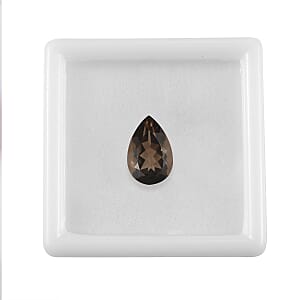 2.23 ctw Pear Cut Smoky Quartz Loose Gemstone (12x8 mm)