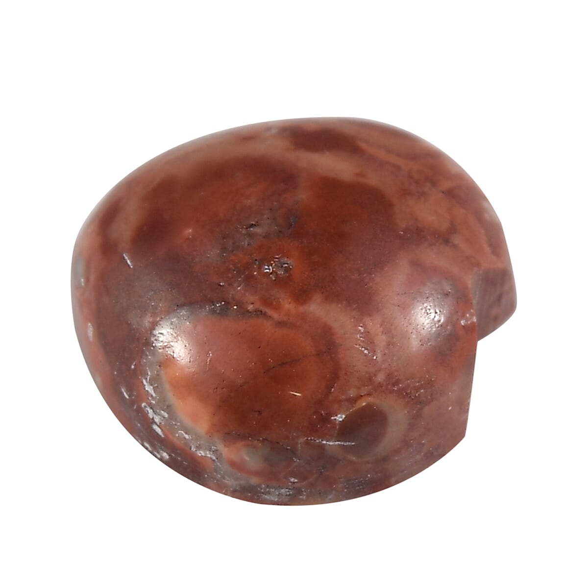 1.30 ctw Heart Cut Poppy Jasper Loose Gemstone (8 mm)
