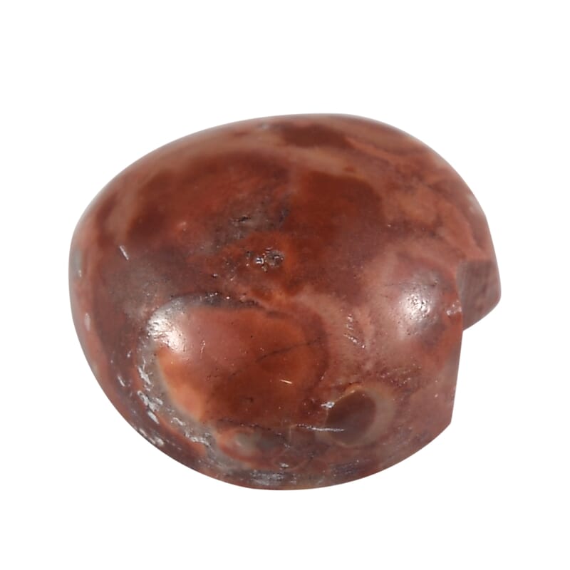 1.30 ctw Heart Cut Poppy Jasper Loose Gemstone (8 mm)