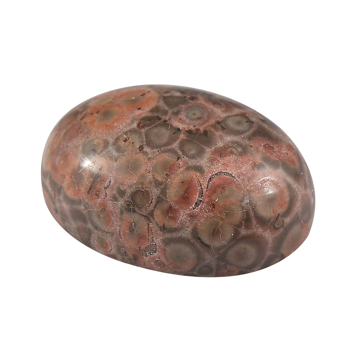 4.74 ctw Oval Cut Poppy Jasper Loose Gemstone (14x10 mm) image number 1