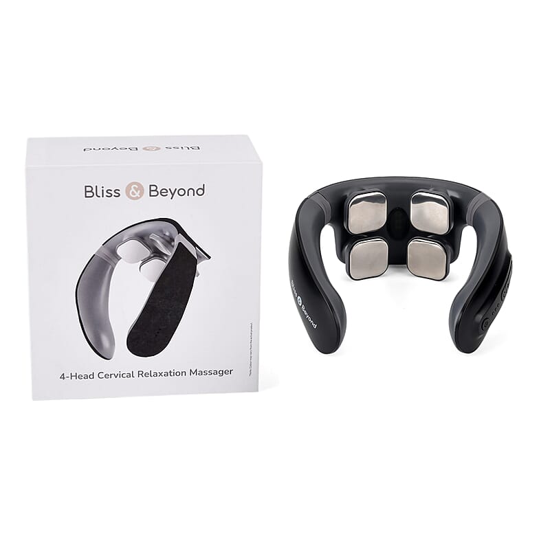 Livmore Black & Gray Neck Massager