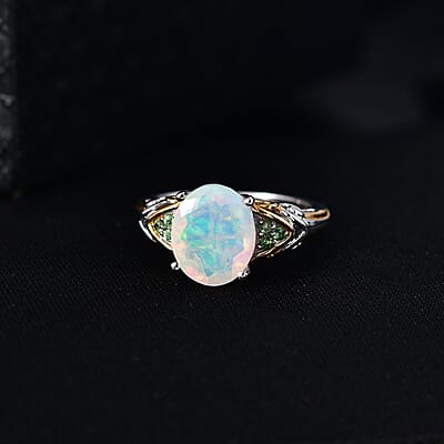 Ethiopian Welo Opal & Tsavorite Garnet / 10 - Product card gallery slide 2 (10178404647225)