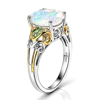 Ethiopian Welo Opal & Tsavorite Garnet / 10 - Product card gallery slide 4 (10178404647225)