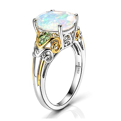Ethiopian Welo Opal & Tsavorite Garnet / 10 - Product card gallery slide 4 (10178404647225)