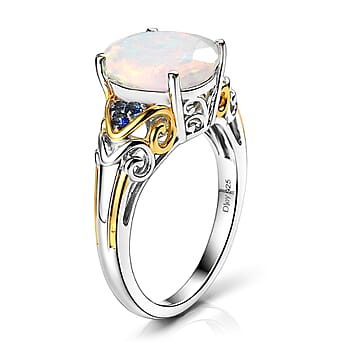 Ethiopian Welo Opal & Ceylon Blue Sapphire / 10 - Product card gallery slide 4 (10178404647225)