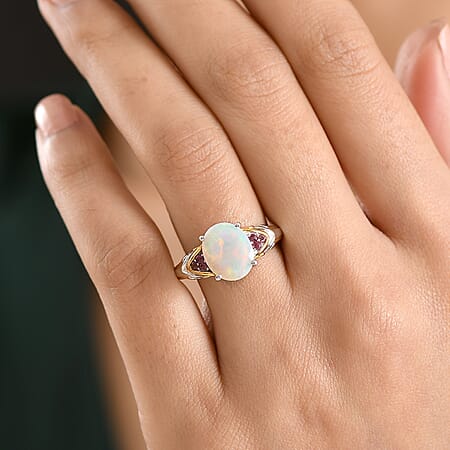 Ethiopian Welo Opal & Rubellite / 10 - Product card gallery slide 3 (10178404647225)