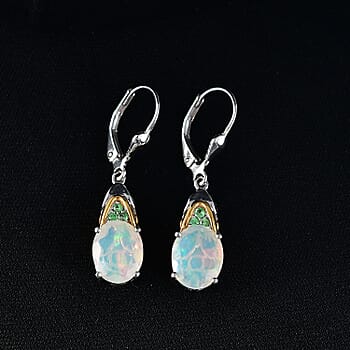 Ethiopian Welo Opal & Tsavorite Garnet - Product card gallery slide 2 (10178405269817)
