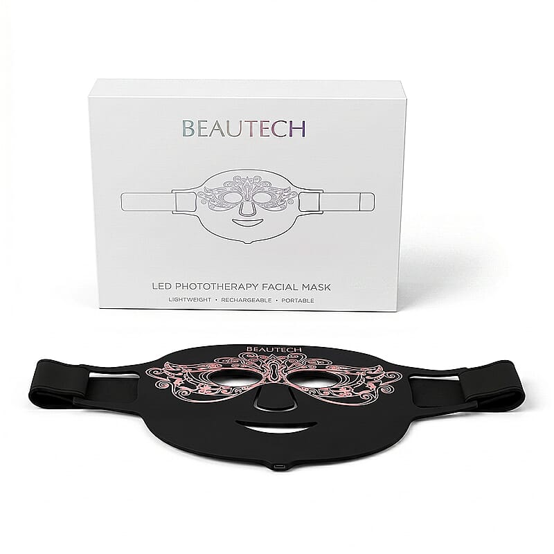 Beautech Black pcs LED Lights Facial Mask