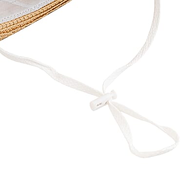 Passage Straw Sun Hat with Floral Bow - Yellow