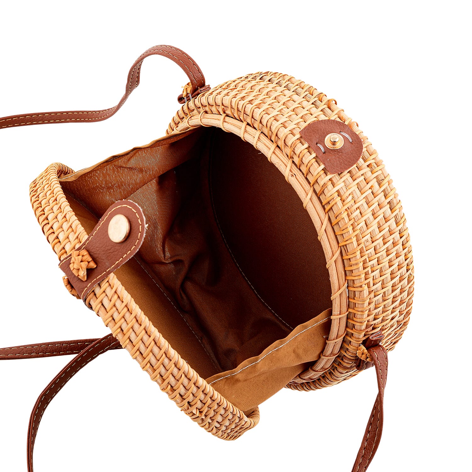 Passage Multi Color Handcrafted Mop Rattan Bag