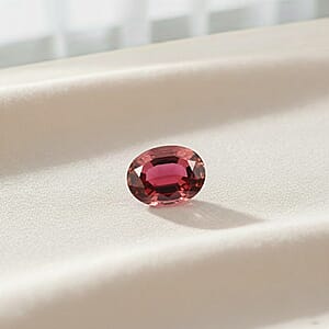 1.20 ctw Oval Golconda Rubellite Loose Gemstone- AAAA Grade, 8x6mm