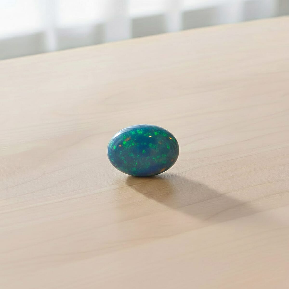 AAAA Australian  Black Ridge Opal triplet (Oval 14x10 mm) 3.20 ctw image number 1