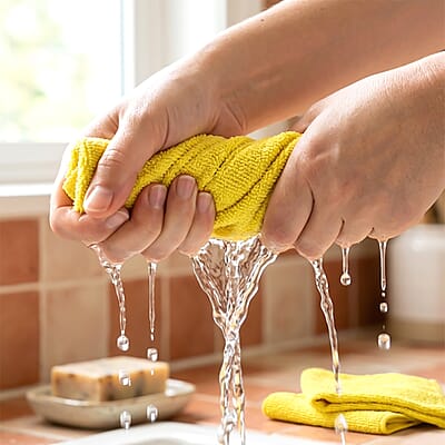 Livmore Multi Color 100% Micro Polyester Wipe Towel