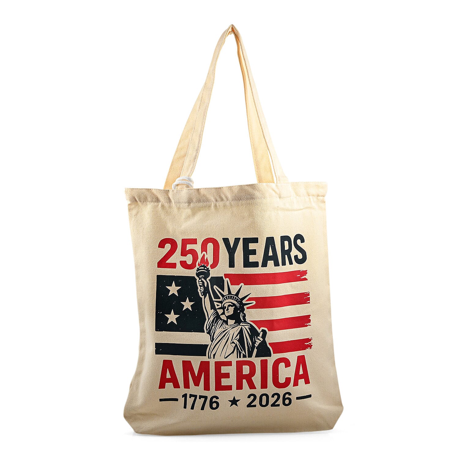 250 Years of Freedom Anniversary Passage White Statue of Liberty Print Purse and Tote Bag
