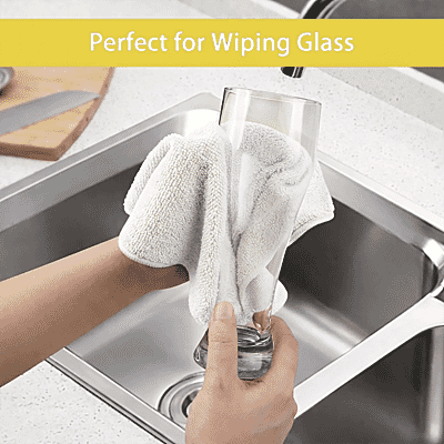 Livmore White 100% Micro Polyester Wipe Towel