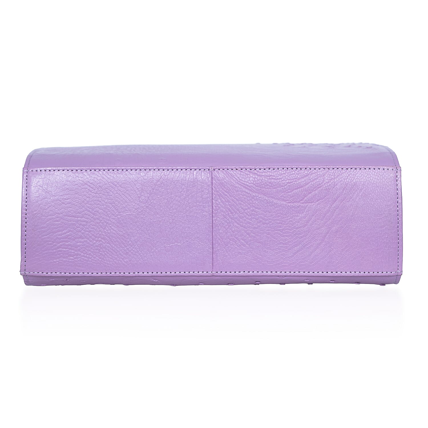 Grand Pelle Purple Genuine Ostrich Leather Crossbody Bag