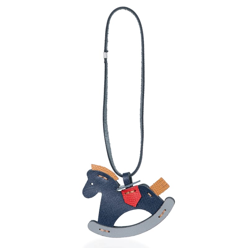 Passage Green Genuine Leather Handcrafted Horse Keychain